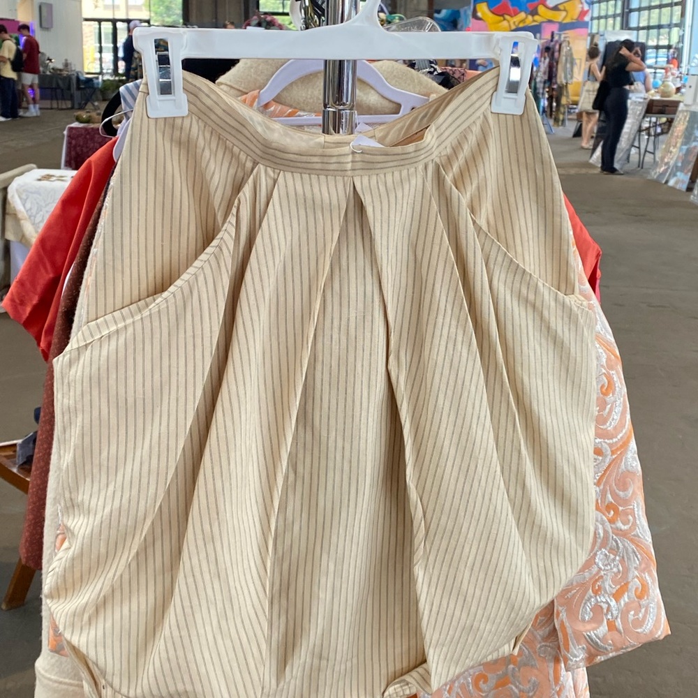 Vintage 90’s Malene Birger Striped Bubble skirt